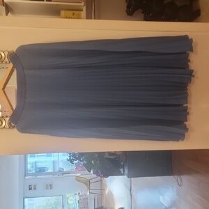 Maxi pleated skirt